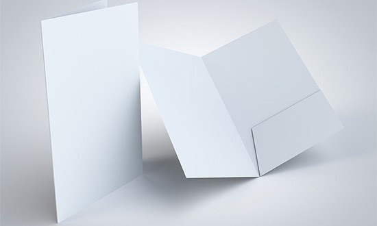 presentation folders with pockets