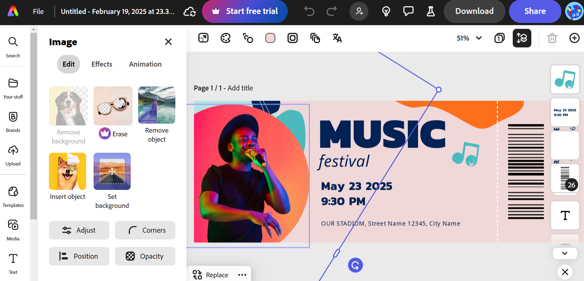 Customise Your Ticket Design